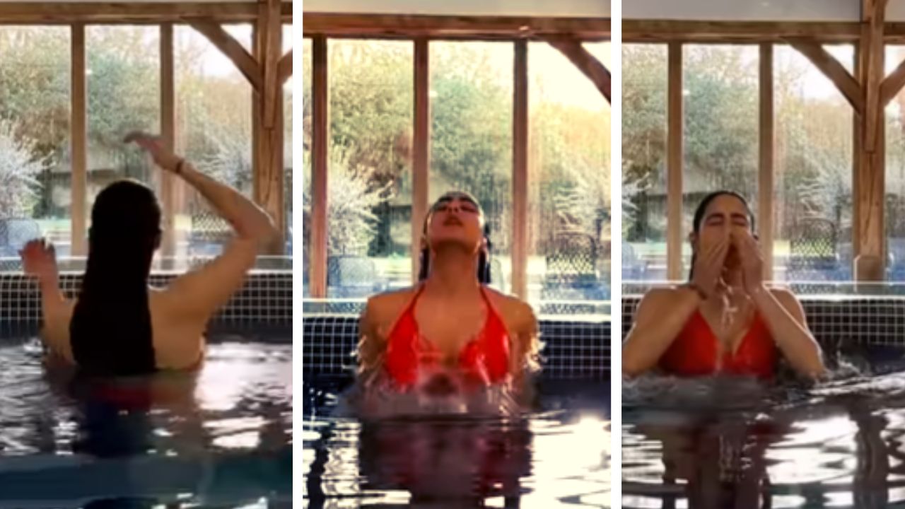 सारा अली खान ने शेयर की पूल की वीडियो, फैंस बोले- एकदम जलपरी!
