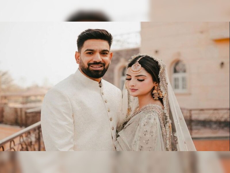 Haris Rauf Wedding married to his classmate muzna masood malik at ...