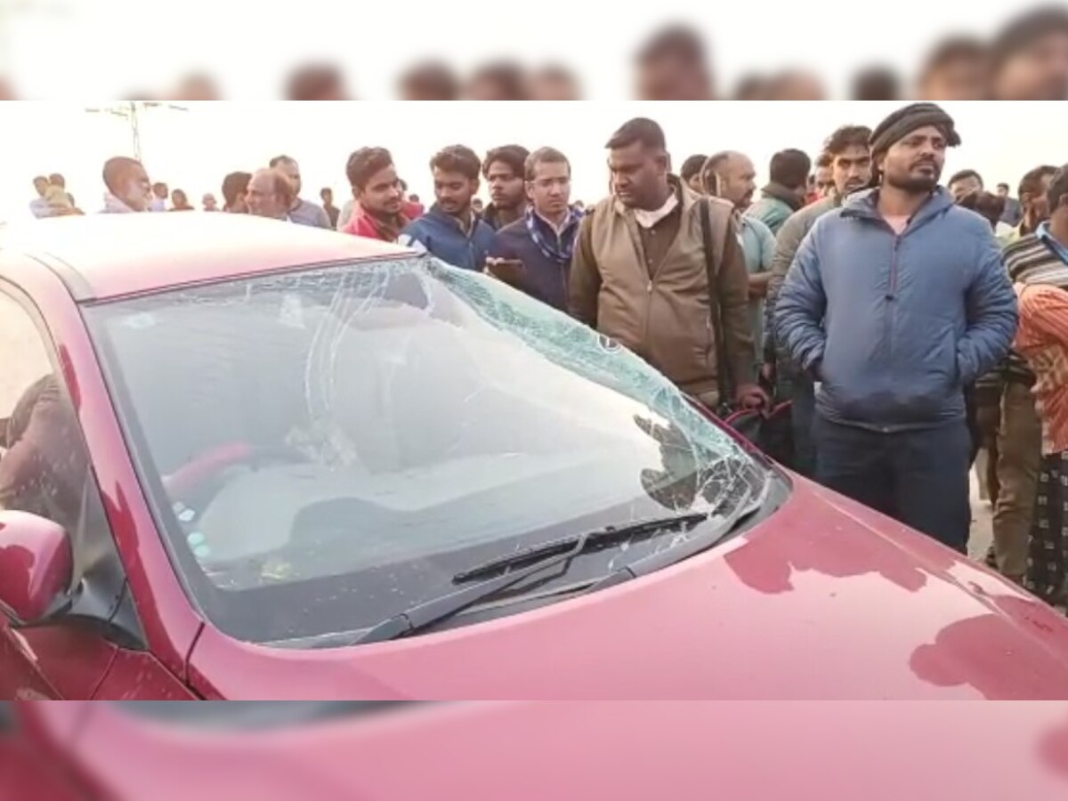 Jaunpur:सड़क हादसे में युवक की मौत, पुलिस पर चालक को भगाने का आरोप