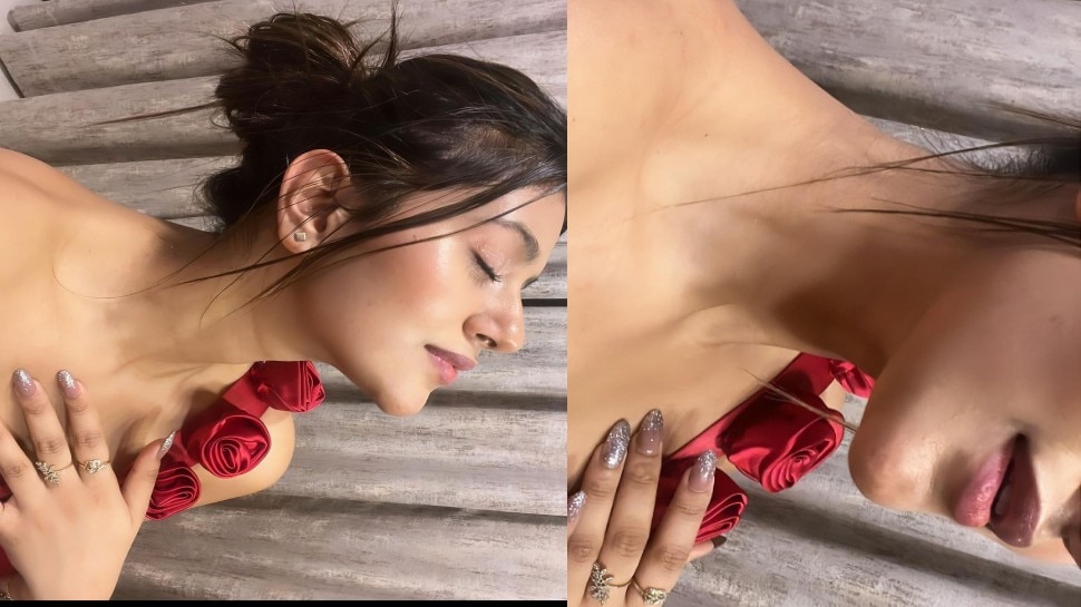 Anjali Sex Potos - Anjali Arora viral video on Christmas looking hot and sexy Nude makeup and  mini red frock Instagram reel Atdnh | Anjali Arora Video: à¤…à¤‚à¤œà¤²à¥€ à¤…à¤°à¥‹à¤¡à¤¼à¤¾ à¤¨à¥‡  à¤¨à¥à¤¯à¥‚à¤¡ à¤®à¥‡à¤•à¤…à¤ª à¤”à¤° à¤®à¤¿à¤¨à¥€ à¤«à¥à¤°à¥‰à¤• à¤®à¥‡à¤‚