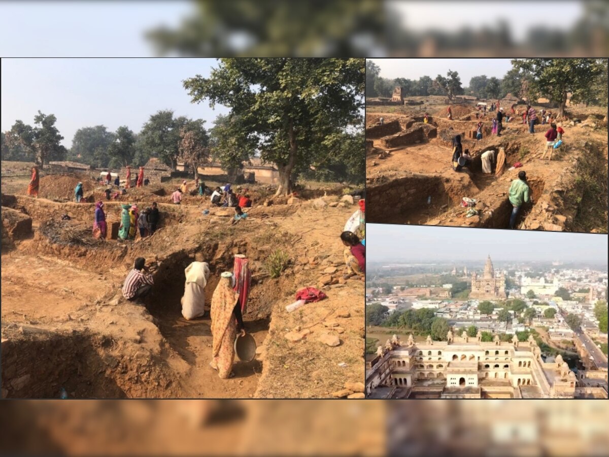 Ram Raja colony in Orchha 500 year old ministers house found in ...
