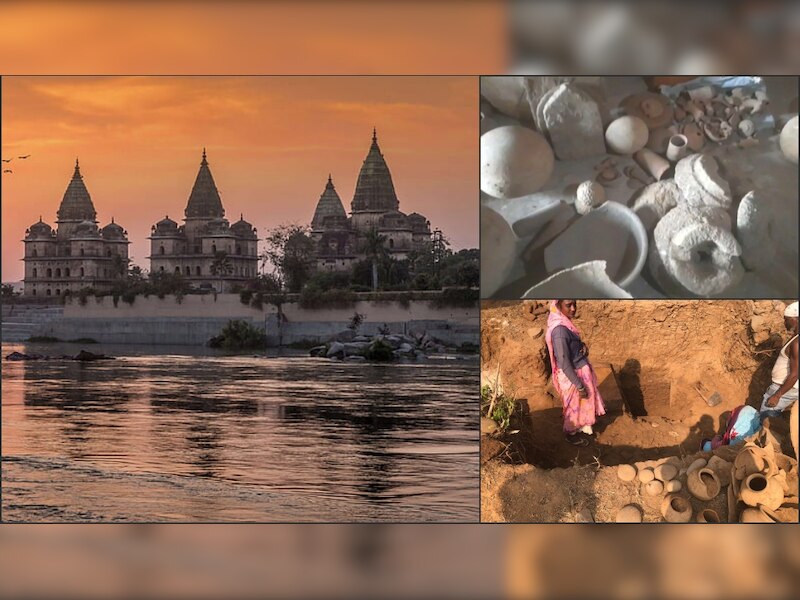 Ram Raja colony in Orchha 500 year old ministers house found in ...