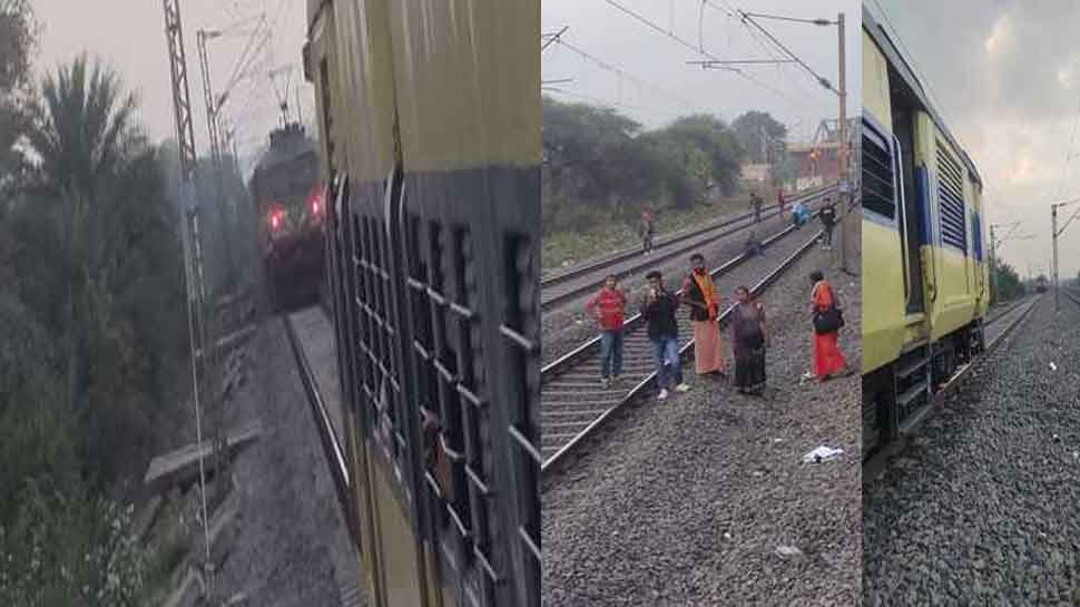 अब छत्तीसगढ़ के बिलासपुर में एक ही पटरी पर आ गईं दो ट्रेनें!, इसके बाद… Now two trains have come on the same track in Bilaspur, Chhattisgarh! After this…