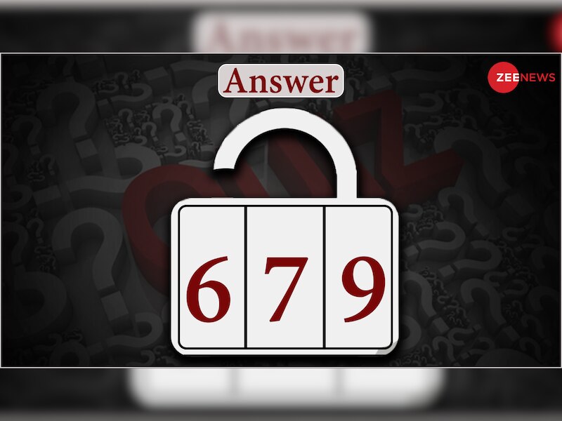 trending quiz if you open this lock with right code then your IQ is ...