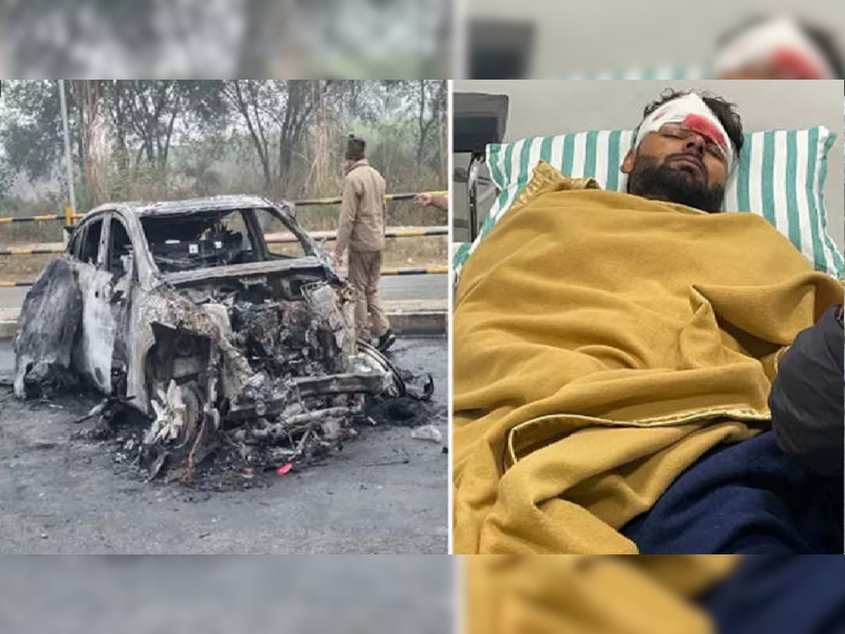 Rishabh Pant Car Accident: ସଡ଼କ ଦୁର୍ଘଟଣାରେ ଋଷଭ ପନ୍ତ ଗୁରୁତର ଆହତ, କାରରେ ନିଆଁ ଲାଗିବା ପରେ... 