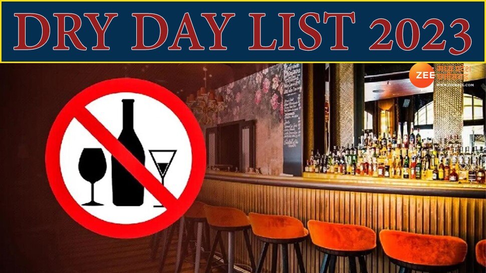 year 2023 list of Dry Day 22 days sale of liquor will be banned read