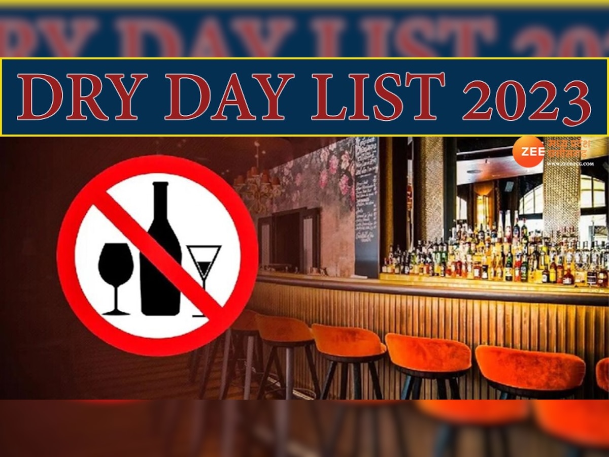 New Year 2023 list of Dry Day