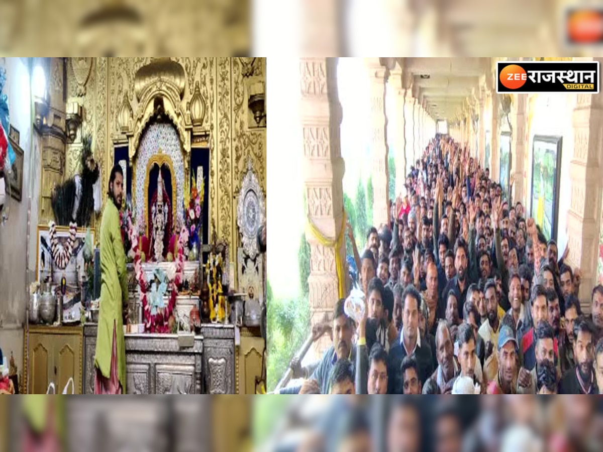 सांवलियाजी मंदिर में नववर्ष का स्वागत करने पहुंचे लाखों में श्रद्धालु, पुलिस के फूले हाथ पैर
