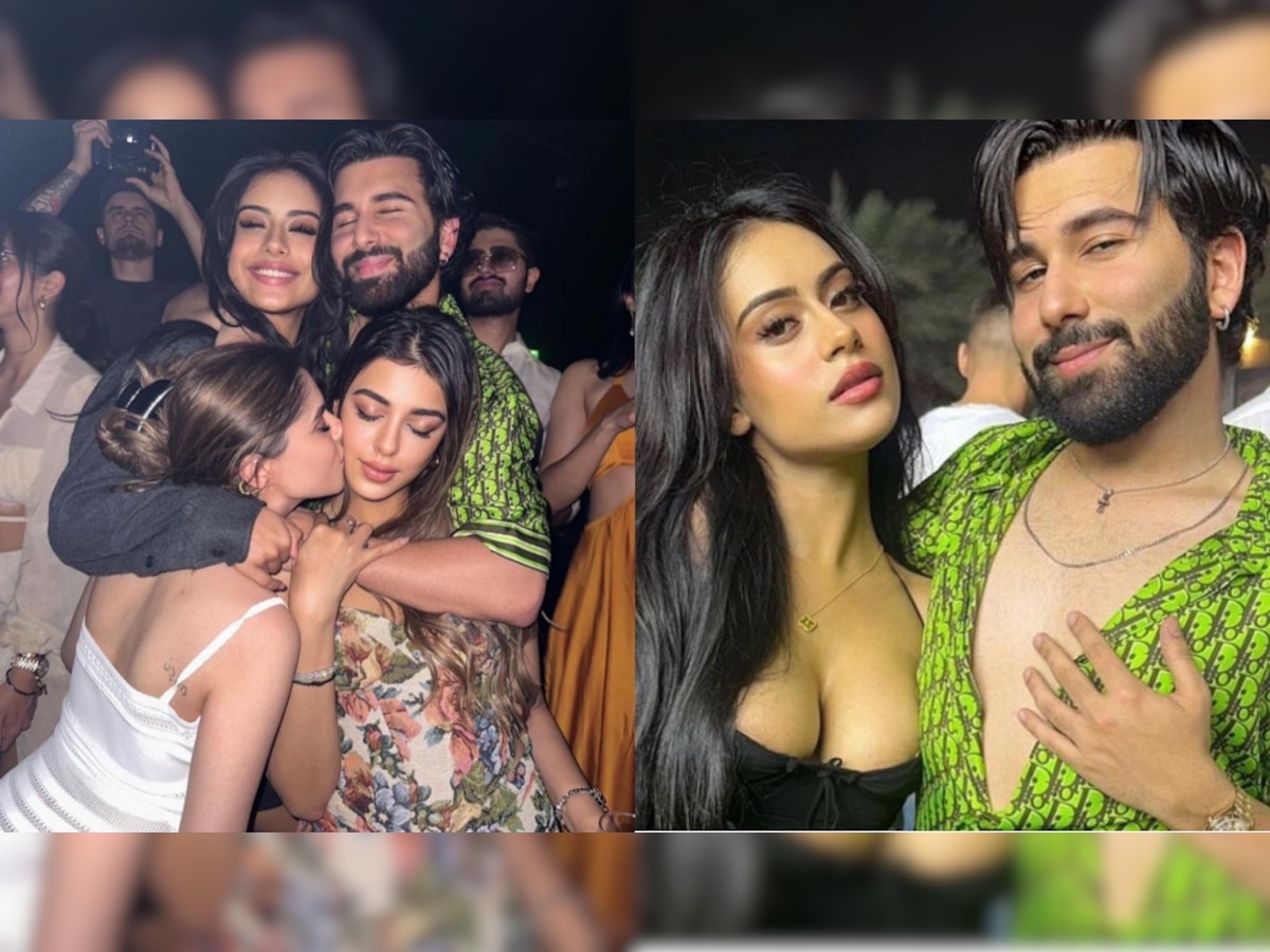 Ajay Devgn kajol daughter Nysa devgan tight dress expose cleavage breast  bold pics viral | Nysa Devgan: मां-बाप के पैसे जमकर उड़ा रहीं नीसा देवगन,  दोस्तों के संग पार्टी में खोए होश;