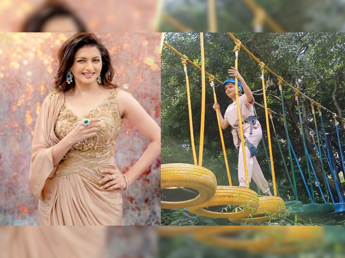 Entertainment Maine Pyar Kiya Actress Bhagyashree Hot Photos Viral In Social Media 53 साल की
