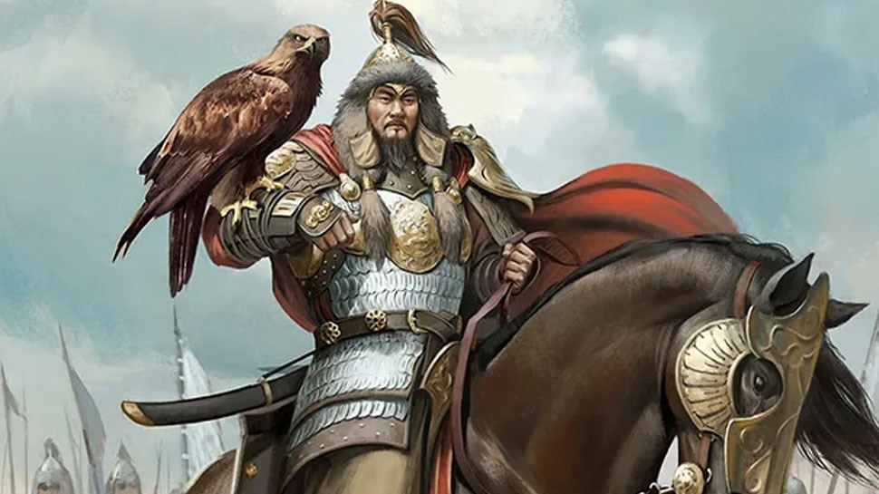 Mongolian Genghis Khan War Campaigns and related to insects Genghis