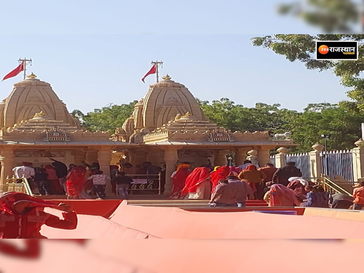 पचपदरा: जसोल धाम माजीसा में उमड़ा भक्ति का सैलाब, श्रद्धालुओं के जयकारों से गूंजा मंदिर 