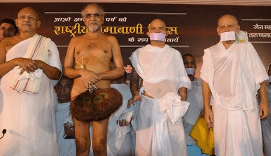 Jain saints and sages never take bath whether it is winter or summer