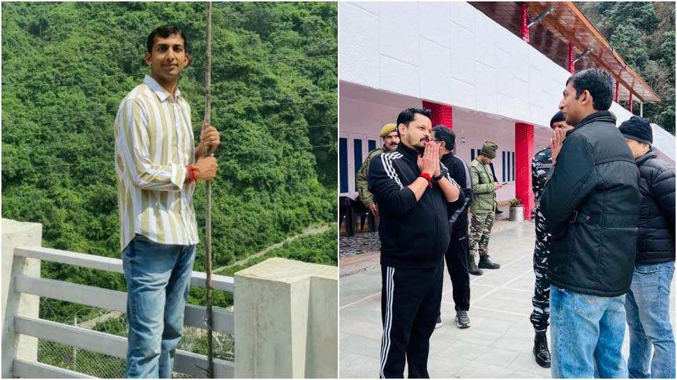 IAS officer Anshul garg is engaged in the service of Mata Vaishno Devi