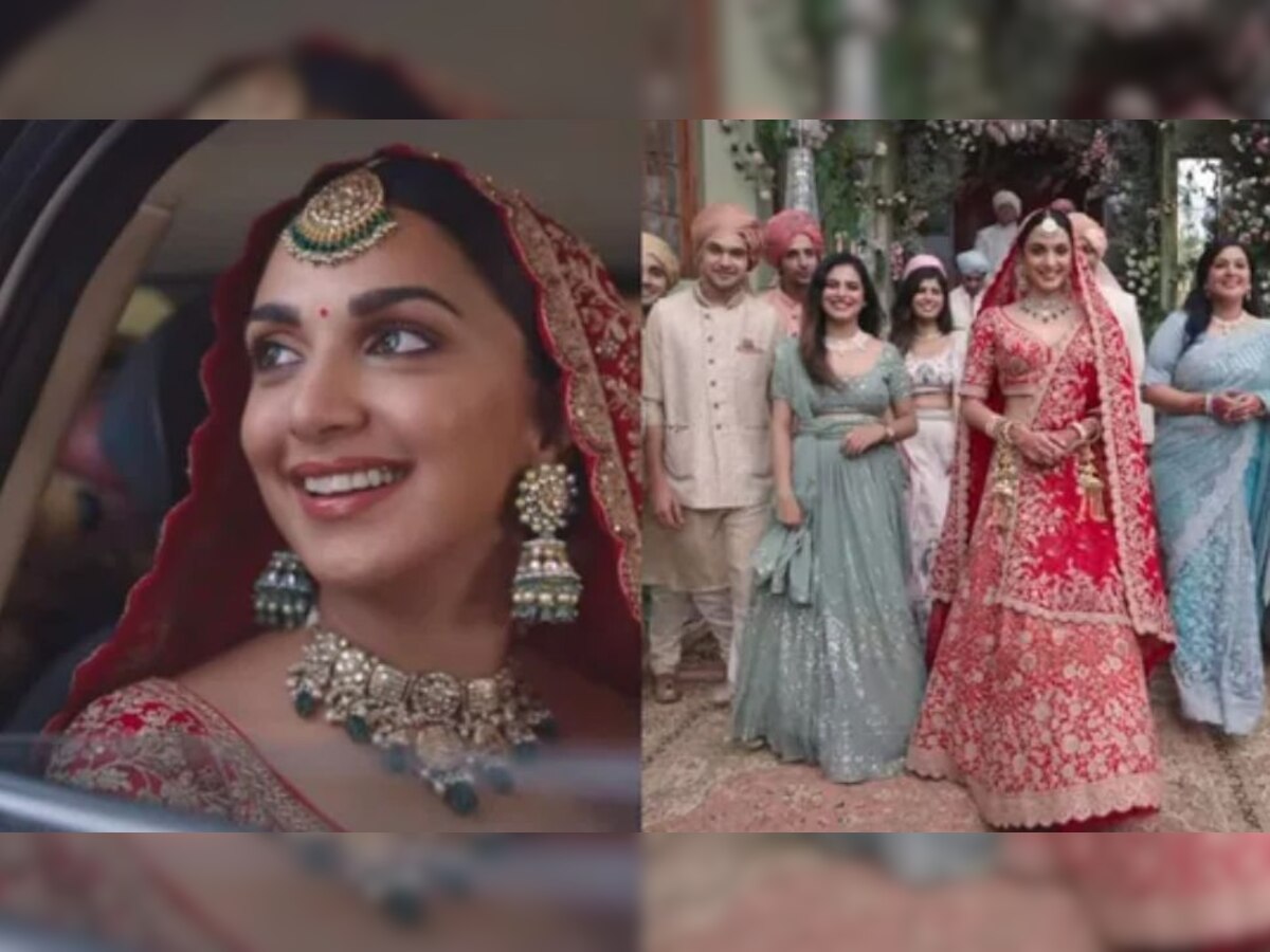 सिद्धार्थ मल्होत्रा के साथ शादी की खबरों के बीच ब्राइडल लुक में दिखीं Kiara Advani, फैन्स बोले-शादी की तैयारी हो रही है क्या? 
