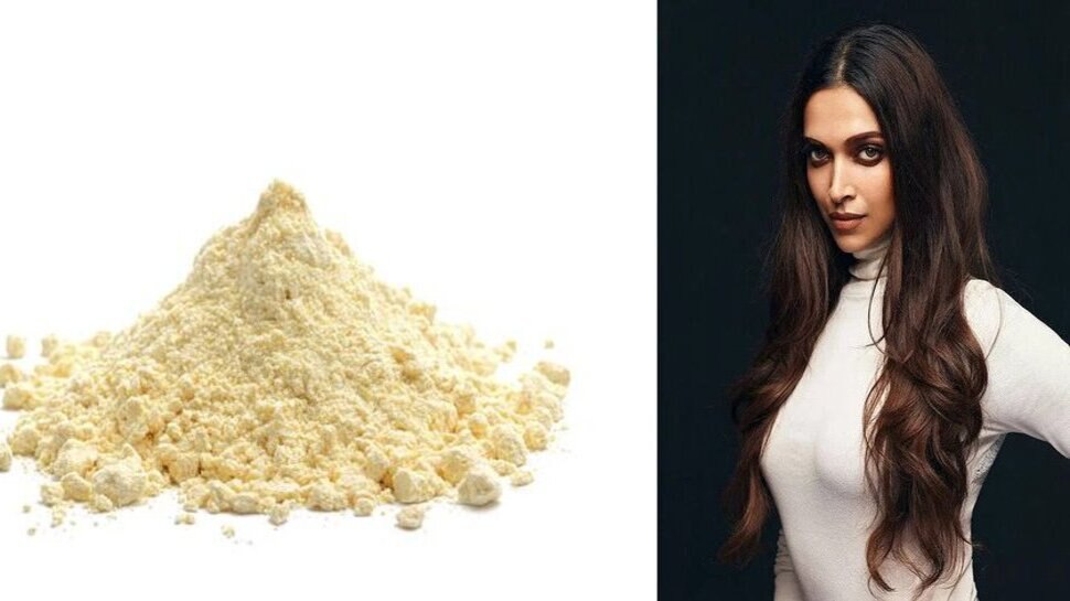 these Besan Hair Pack solution besan curd besan egg long and shiny hair