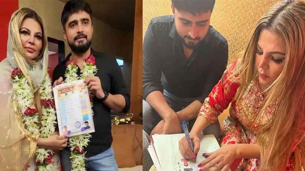 क्या राखी सावंत ने अपने बॉयफ्रेंड आदिल से कर ली शादी; तस्वीर हो रही है वायरल क्या राखी सावंत ने अपने बॉयफ्रेंड आदिल से कर ली शादी; तस्वीर हो रही है वायरल