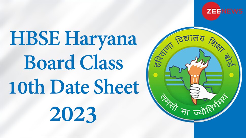 Hbse Haryana Board Class 10th Date Sheet 2023 Released Bseh.org.in ...