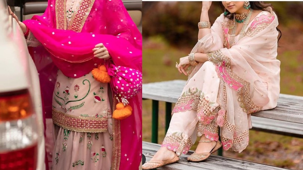 Lohri 2023 Your First Lohri After Marriage You Can Try Punjabi Suit For Lohri Punjabi Dress Nchr 4788