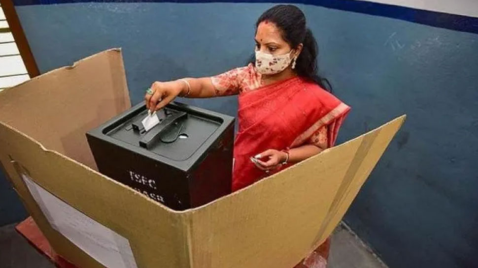 Evm Protest evm use has been stopped and polling will be done through ballot papers ...