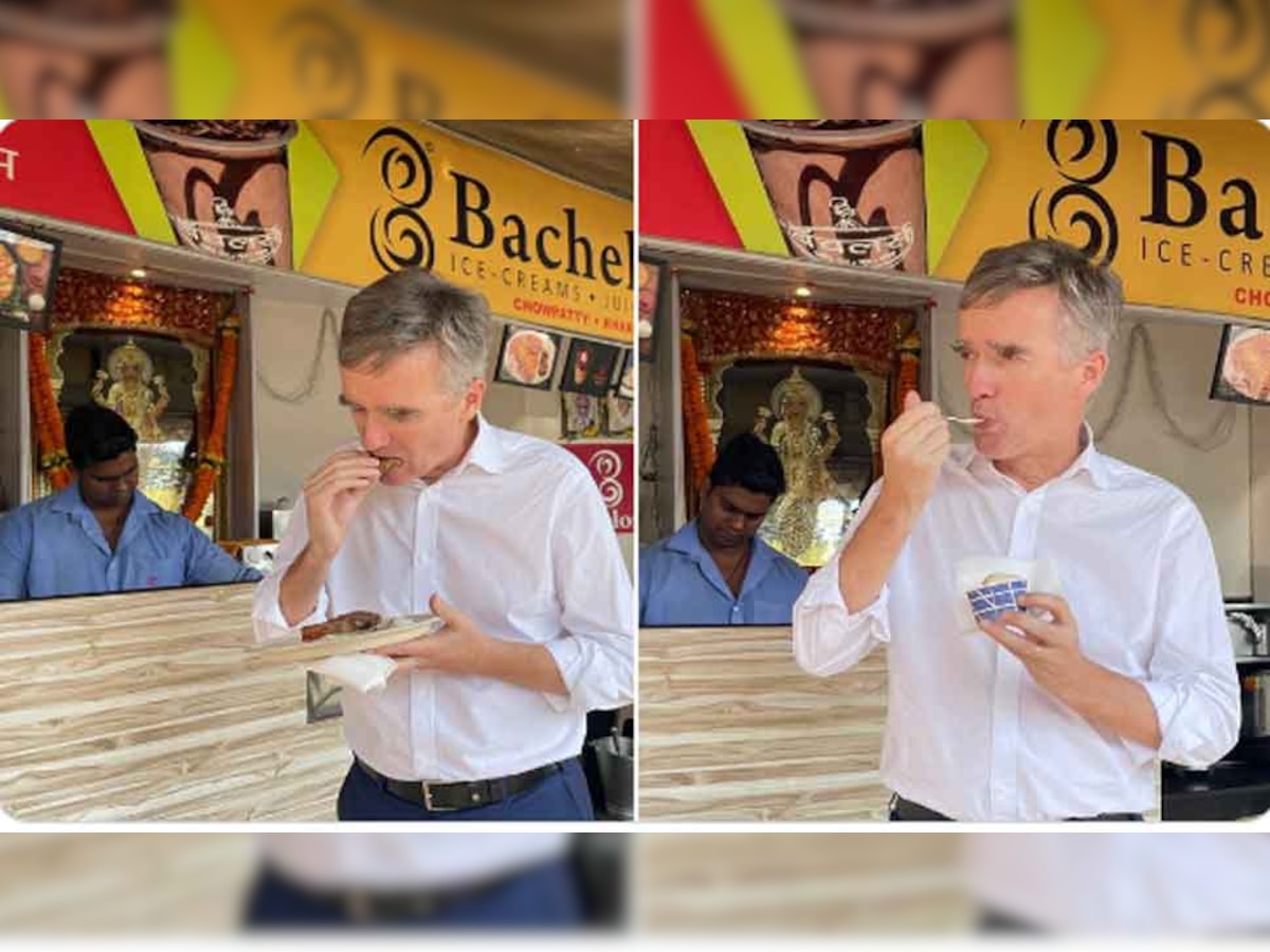 ब्रिटिश हाई कमिश्नर ने उठाया मुंबई के सैंडविच और मिर्ची आइसक्रीम का लुत्फ,  सोशल मीडिया पर मच गया हंगामा 