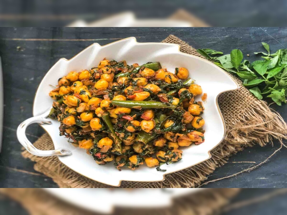 Methi Chole: लंच में बनाएं फाइबर और प्रोटीन से भरपूर मेथी छोले, स्वाद मन को भा जाएगा