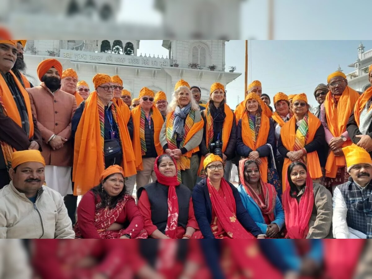 Ganga Vilas Cruise in Patna: पटना सिटी पहुंचा क्रूज गंगा विलास, सैलानियों ने श्री हरिमंदिर साहिब में चखा लंगर