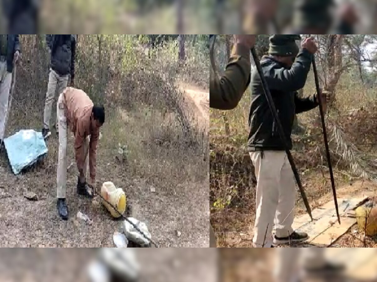 Bihar News: पुलिस ने छापेमारी कर सात हजार किलो जावा महुआ व अर्धनिर्मित शराब किया नष्ट