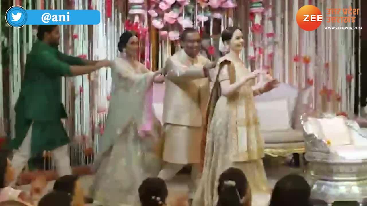 Viral Video Mukesh And Nita Ambani Dancing On Wah Wah Ramji At Anant ...