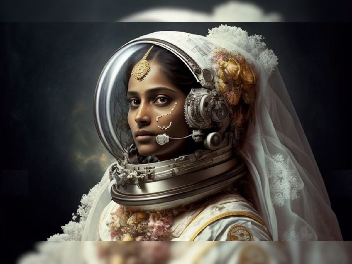 Bride Astronaut: दुल्हन के रूप में अंतरिक्ष यात्री, इन तस्वीरों का सच जानकार आप भी वाह करने लगेंगे!