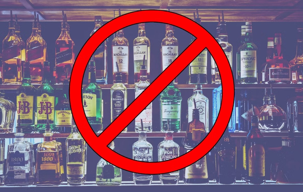 Liquor prohibited on bars and restaurant on republic day
