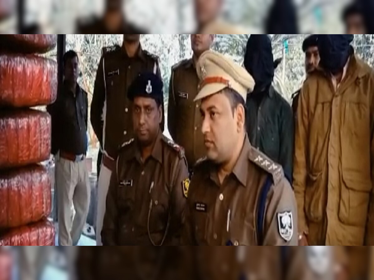 मुजफ्फरपुर पुलिस ने कार्रवाई कर भारी मात्रा में बरामद किया गांजा, दो कारोबारी गिरफ्तार