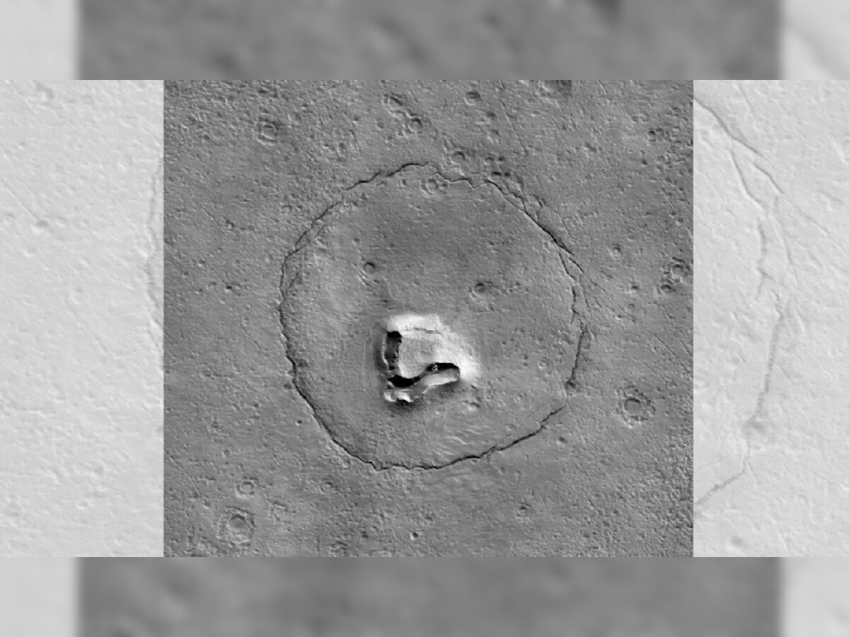Bear Face on Mars: ମଙ୍ଗଳ ଗ୍ରହରେ ଦେଖିବାକୁ ମିଳିଲା ଭାଲୁ! NASAର ଏହି ଉପଗ୍ରହ ଉଠାଇଲା ଫଟୋ