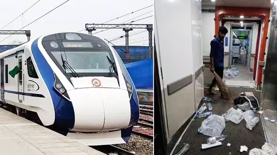 Vande Bharat Express का इतना बुरा हाल कभी नहीं देखा होगा, इंटरनेट पर मचा हंगामा
