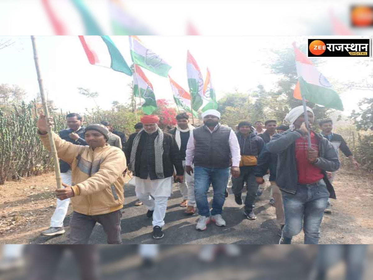 डूंगरपुर: राज्यमंत्री डॉ शंकर यादव व विधायक गणेश घोगरा का दौरा, हाथ से हाथ जोड़ो यात्रा में लिया भाग
