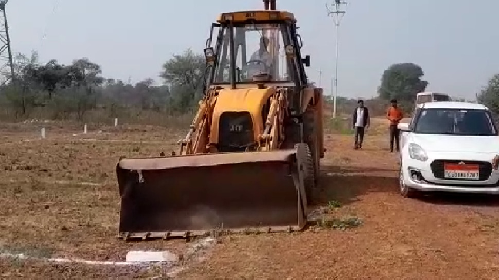 illegal plotting in durg bhilai district administration took big action