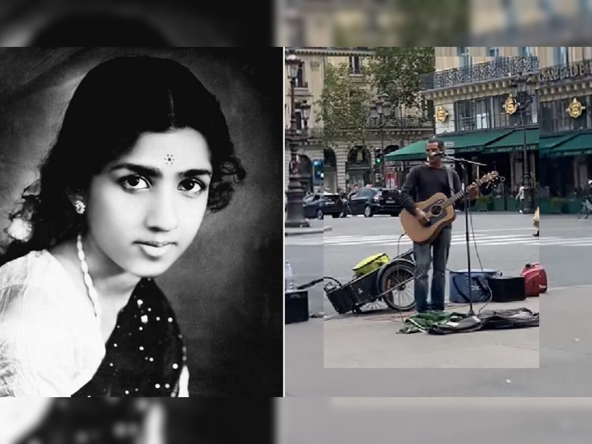 पेरिस की गलियों में विदेशी लड़के ने PAK लड़की के लिए गाया 'लता दीदी' का ये गाना, जीत लिया दिल