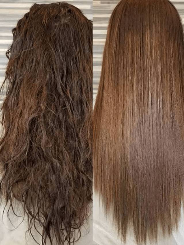 Keratin hair shop treatment in hindi