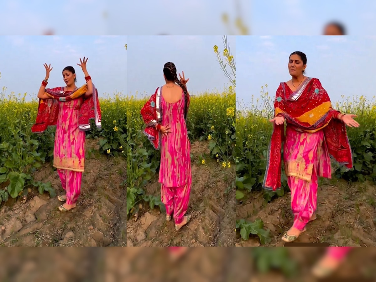 Video: सरसों के खेत में सपना चौधरी ने लगाए गदर ठुमके, लोग बोले- फूलों से ज्यादा सुंदर लग रही