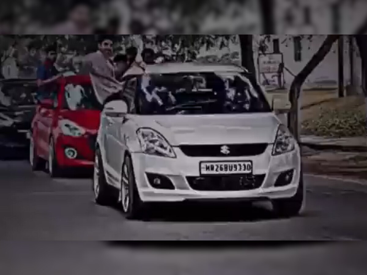 Greater Noida: गाड़ियों से स्टंट करने की वीडियो हुई वायरल, 2 गाड़ियां सीज
