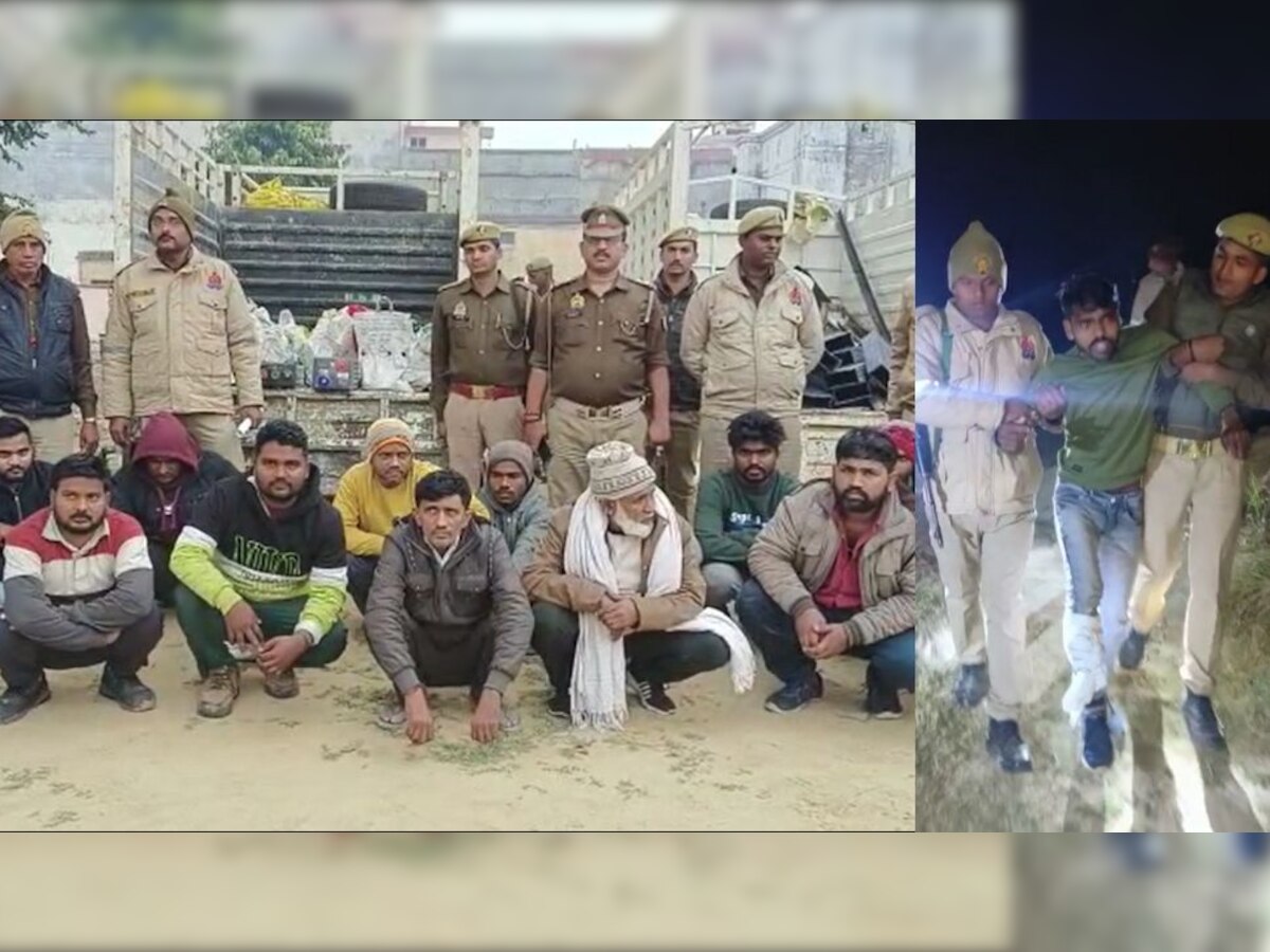 Azamgarh encounter: 25 हजारी इनामी बदमाश के लिए पुलिस ने बिछाया जाल, मुठभेड़ में किया गिरफ्तार