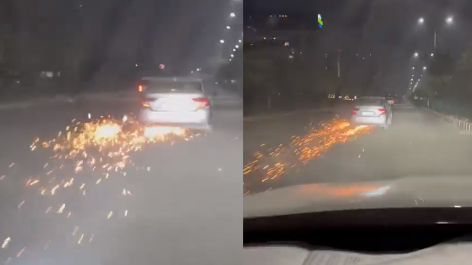 Gurugram में कंझावला जैसा केस, कार चालक ने बाइक को 4 KM तक घसीटा Gurugram में कंझावला जैसा केस, कार चालक ने बाइक को 4 KM तक घसीटा