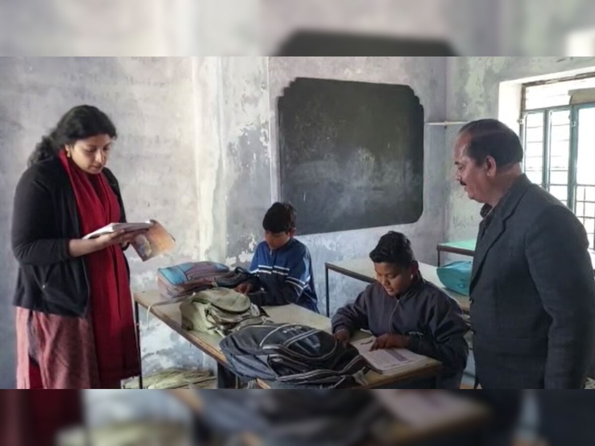 कलेक्टर नें मालपुरा में सरकारी स्कूल का निरीक्षण कर जांचा बच्चों का शैक्षिक स्तर 