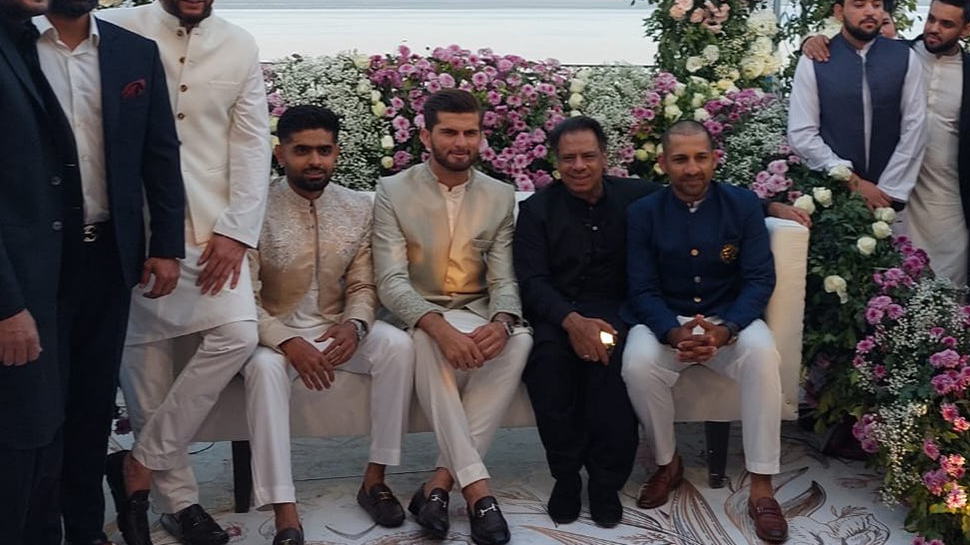 Shaheen Afridi Wedding: शाहीन की शादी से पहले साथी क्रिकेटर्स के आए ऐसे रिएक्शन्स; देखें Shaheen Afridi Wedding: शाहीन की शादी से पहले साथी क्रिकेटर्स के आए ऐसे रिएक्शन्स; देखें