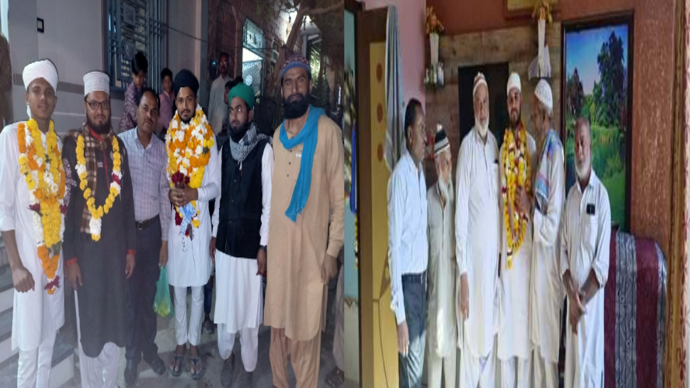 Barmer: ज़ायरीन के दल का बाड़मेर पहुंचने पर शानदार स्वागत; मुल्क में एकता और तरक़्क़ी की दुआ Barmer: ज़ायरीन के दल का बाड़मेर पहुंचने पर शानदार स्वागत; मुल्क में एकता और तरक़्क़ी की दुआ