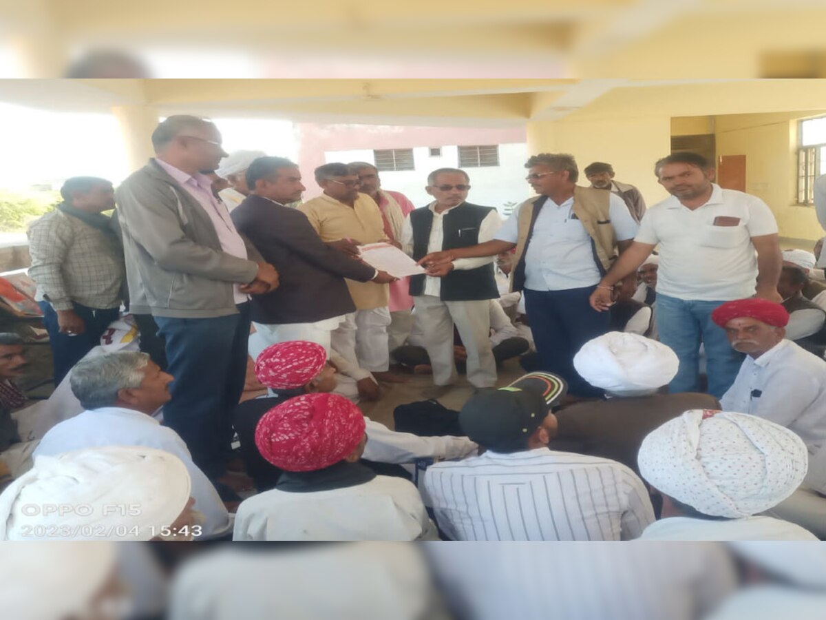 गुड़ामालानी: भारतीय किसान संघ का धरना और जिला बैठक, समाधान का मिला आश्वासन