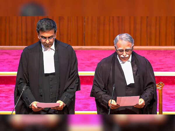 CJI चंद्रचूड़ ने उच्च न्यायालय के पांच नए न्यायाधीशों को दिलाई शपथ