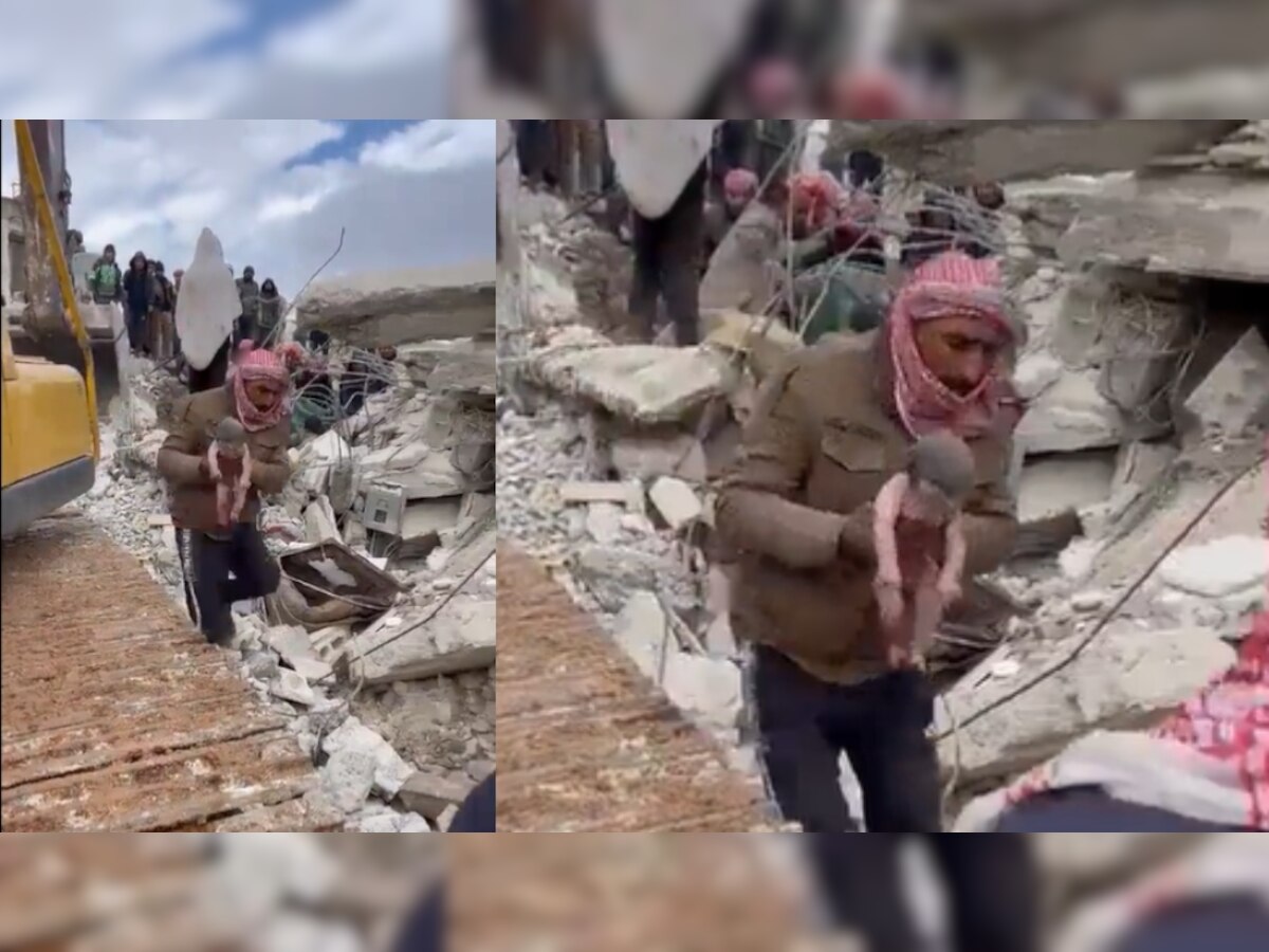 Turkey Earthquake: दम तोड़ने से पहले मलबे में दबी मां ने बच्चे को दिया जन्म, रूह कंपा देने वाला Video आया सामने