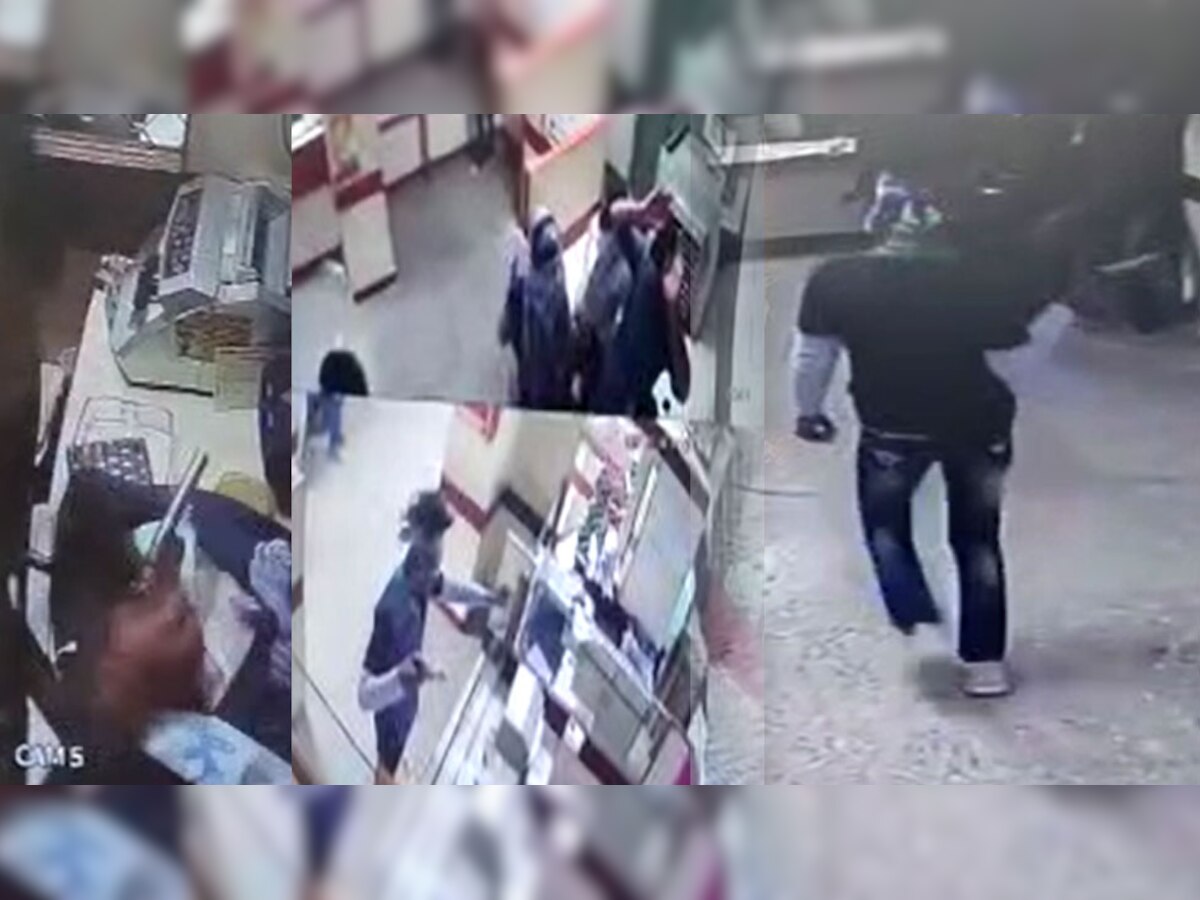योगी स्टाइल में धौलपुर पुलिस, बैंक लूट कर भाग रहे बदमाशों को मारी गोली, देखें वीडियो