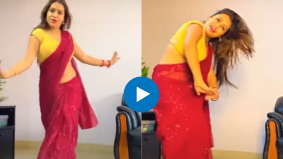 Bhabhi Dance Video Woman Tempting Dance Moves On Mera Yaar Dildaar Crosses All Limits Bhabhi